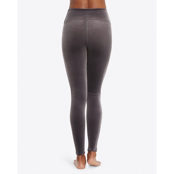 Spanx Velvet Leggings in Color Chrome - Picture 3 of 6